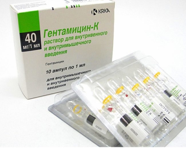 Препарат гентамицин в ампулах