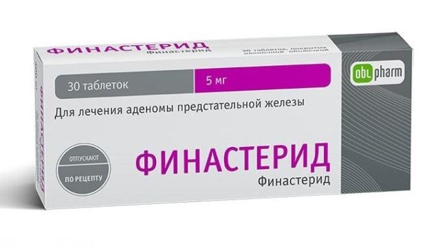 Препарат финастерид в виде таблеток
